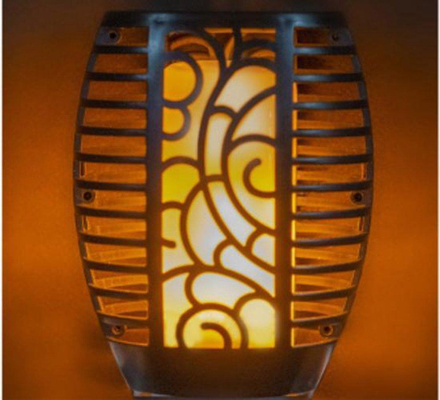 3in1 Solar Tuinlamp Fakkel met sensor - Priklamp, Wandlamp en tafellamp in 1 - 41 cm Buitenlampen led.gl
