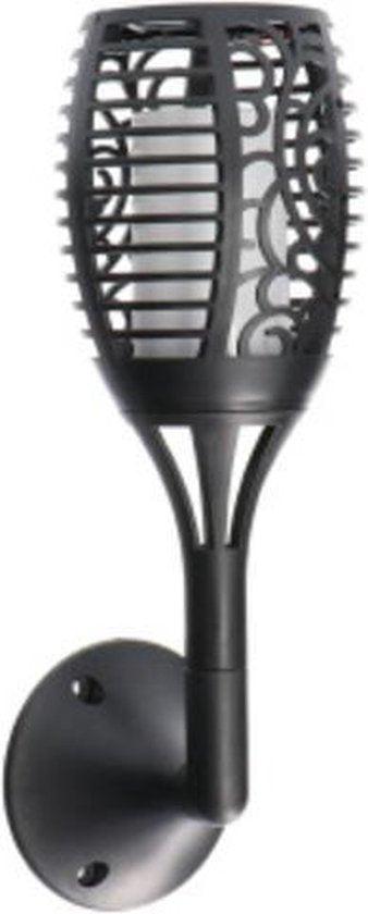 3in1 Solar Tuinlamp Fakkel met sensor - Priklamp, Wandlamp en tafellamp in 1 - 41 cm Buitenlampen led.gl