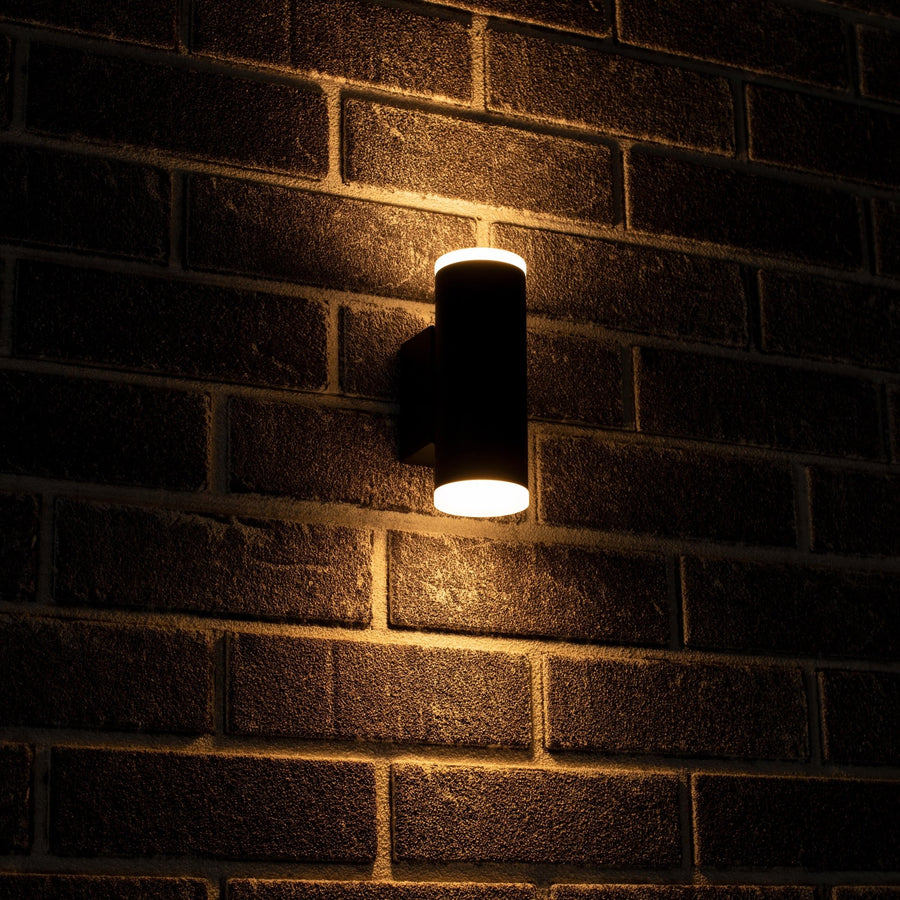 2 pack LED's Light AllWeather dubbele buitenlamp - Schijnt naar boven & beneden - IP44 - Antraciet Buitenlampen led.gl