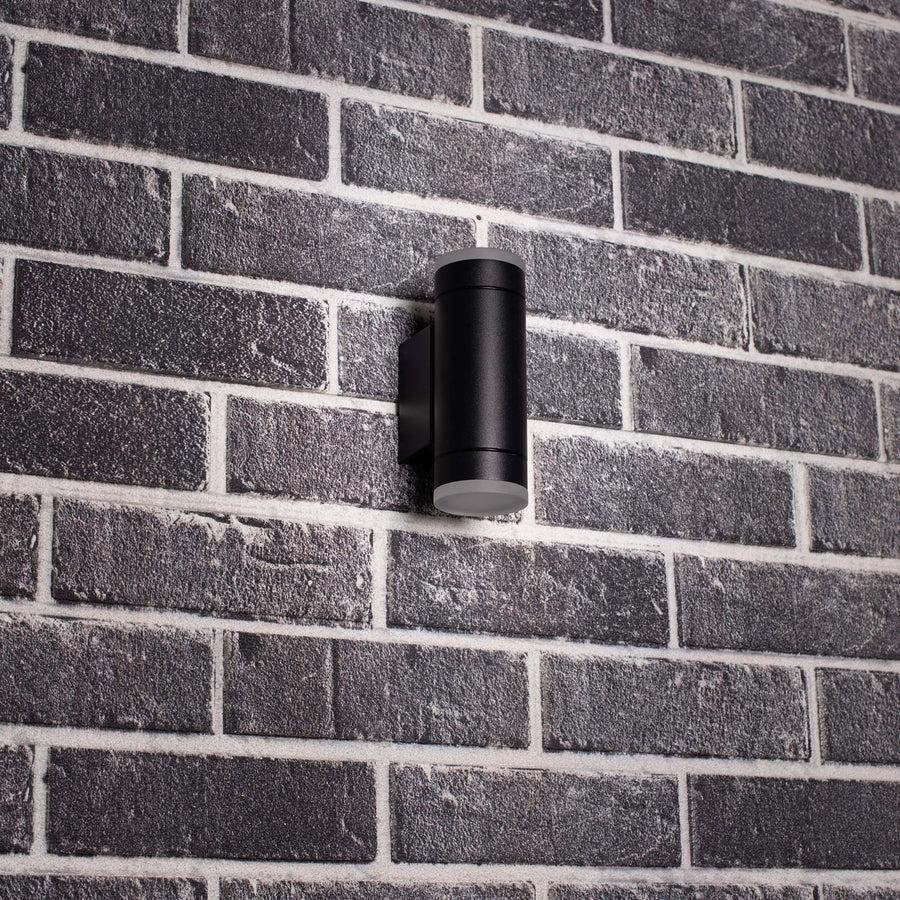 2 pack LED's Light AllWeather dubbele buitenlamp - Schijnt naar boven & beneden - IP44 - Antraciet Buitenlampen led.gl