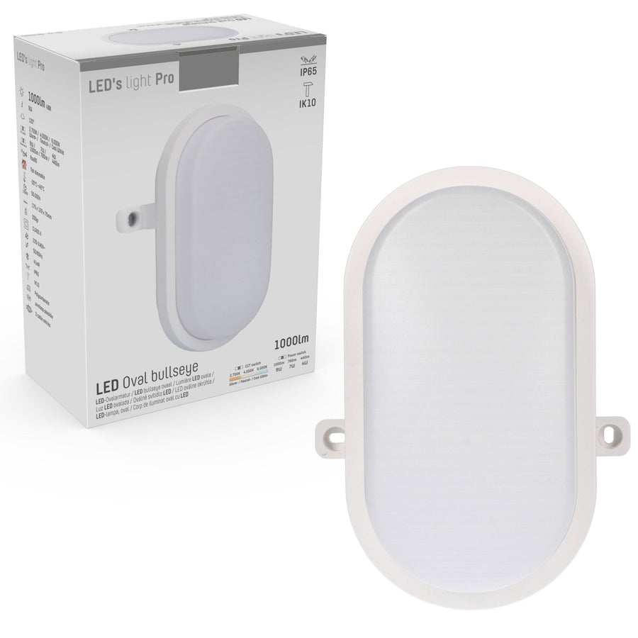 CCT Bull Eye Lamp voor plafond & wand - IP65 - Geschikt voor binnen en buiten - 18 cm Plafondlampen led.gl