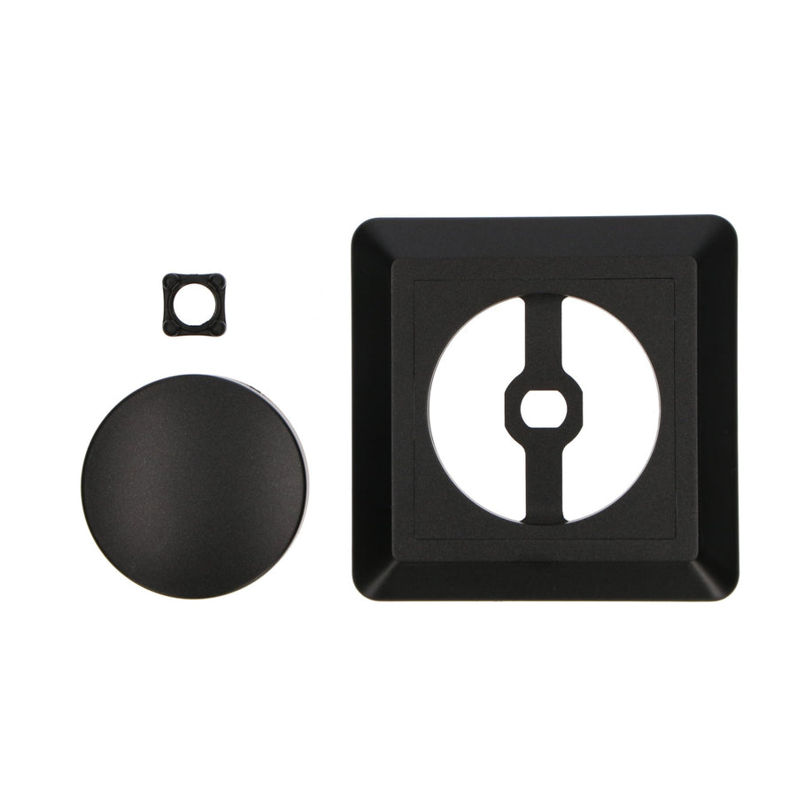 LED's Light Complete Dimmerknop met Frame - Zwart - Past in frames van GIRA, JUNG, Busch-Jaeger Dimmers led.gl