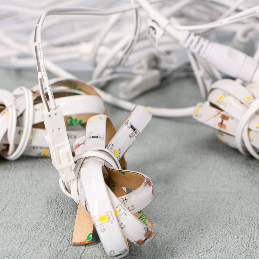 LED's Light Complete LED Trapverlichting set - 15 treden x 80 cm - Lengte aanpasbaar - Koud wit licht Trapverlichting led.gl