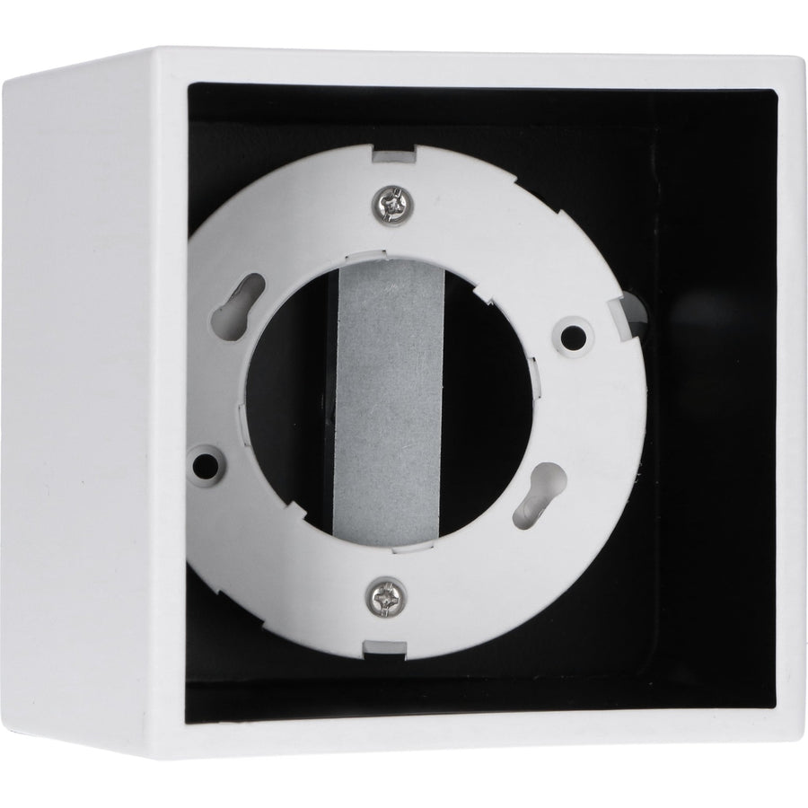 LED's Light Cube LED Plafondlamp - 1 lichtpunt - Draaibaar licht - Staal - 10 x 8 cm - Wit Plafondlampen led.gl