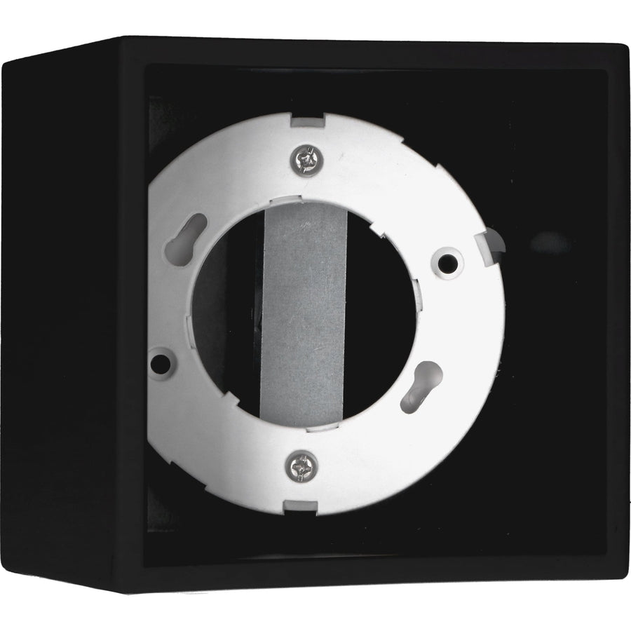 Cube Plafonniere met 1 lichtpunt - Draaibaar licht - Staal - 10 x 8 cm - Zwart Plafondlampen led.gl