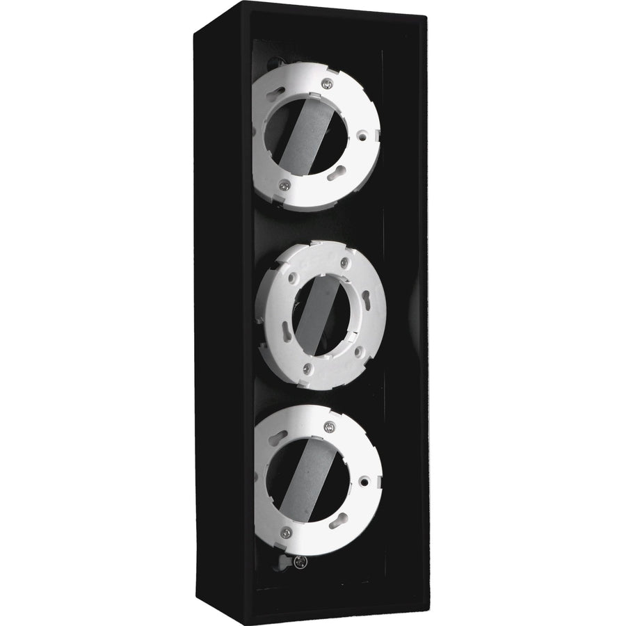 LED's Light Cube LED Plafondlamp - 3 lichtpunten - Draaibaar licht - Staal - 30 x 8 cm - Zwart Plafondlampen led.gl