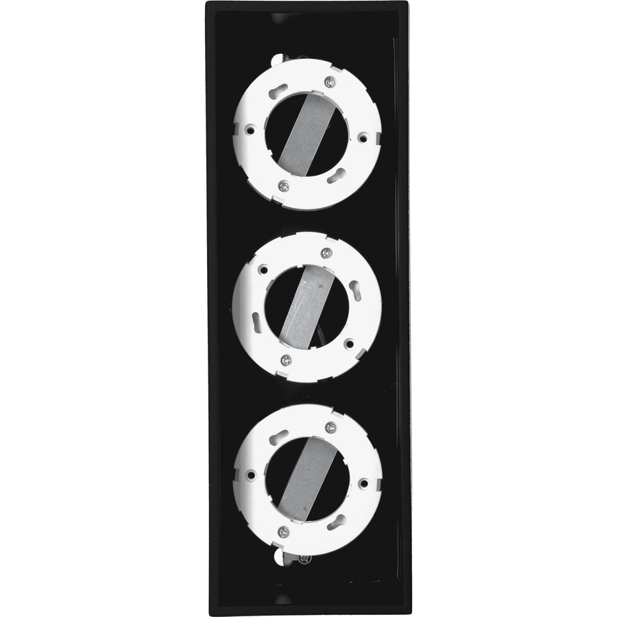 LED's Light Cube LED Plafondlamp - 3 lichtpunten - Draaibaar licht - Staal - 30 x 8 cm - Zwart Plafondlampen led.gl