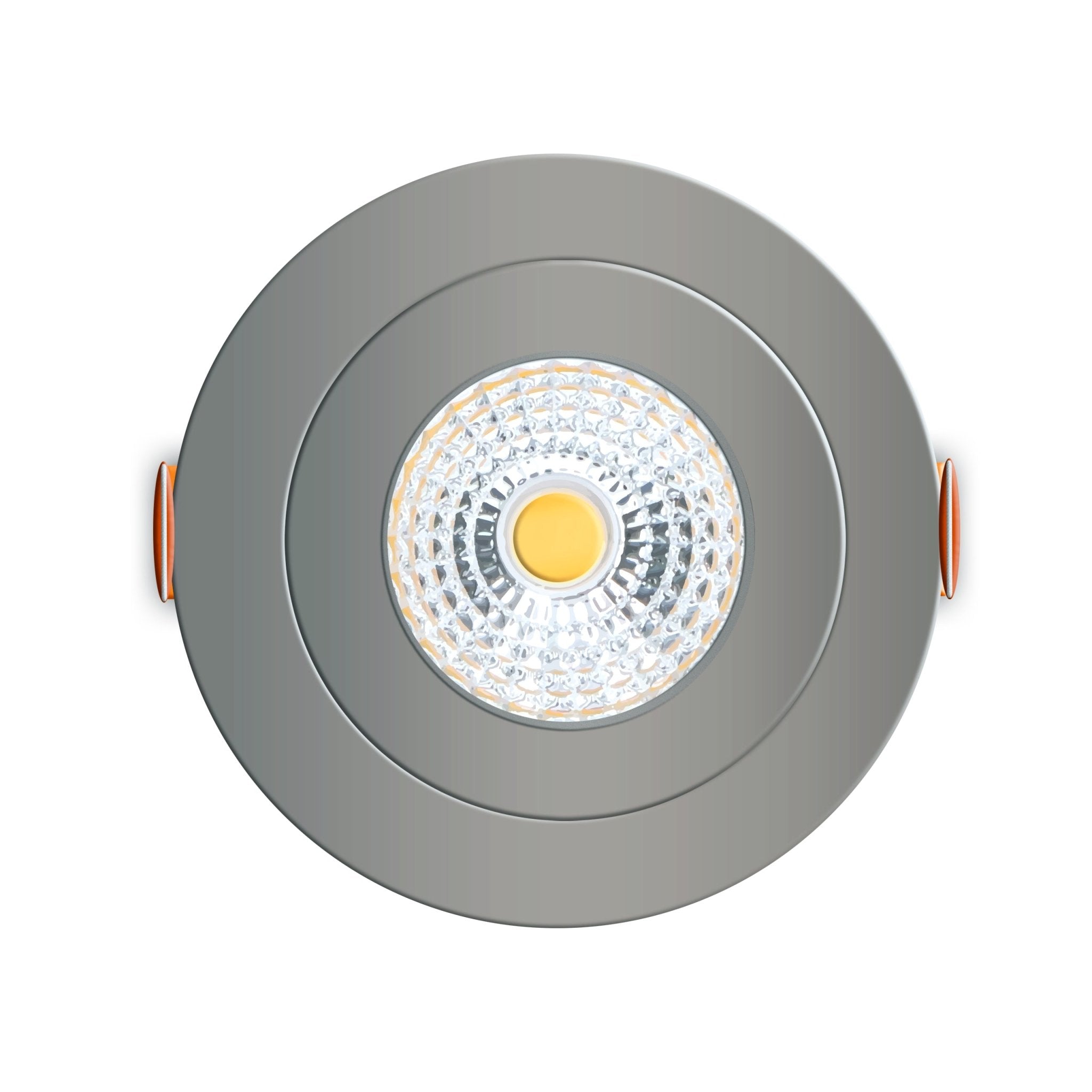3 PACK - LED's Light Pro LED Inbouwspot Nikkel - DimToWarm - Ø 68mm - Kantelbaar - Warm wit licht - CRI95 Inbouwspots led.gl
