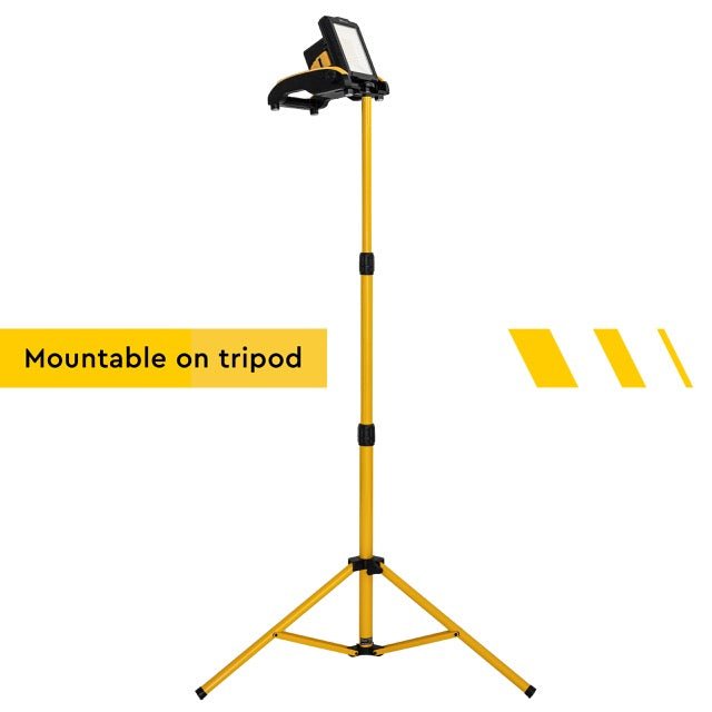 LED's Work 18V Draadloze LED Werklamp 2900 - Werkt op accu van Makita, Bosch, Dewalt, Milwaukee, Metabo – IP54 Bouwlampen led.gl