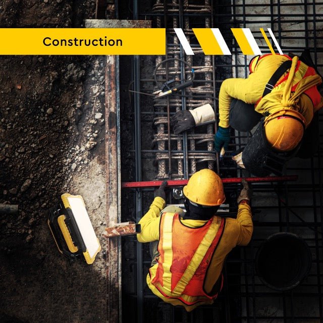 LED's Work Draadloze LED Bouwlamp 5200 - Werkt op accu's van Makita, Bosch, Dewalt, Milwaukee, Metabo – IP54 Bouwlampen led.gl