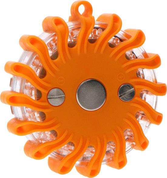 LED's Light Draadloze LED Zwaailamp op Batterijen - 9 standen - Magnetisch & Waterdicht - Oranje Noodverlichting led.gl