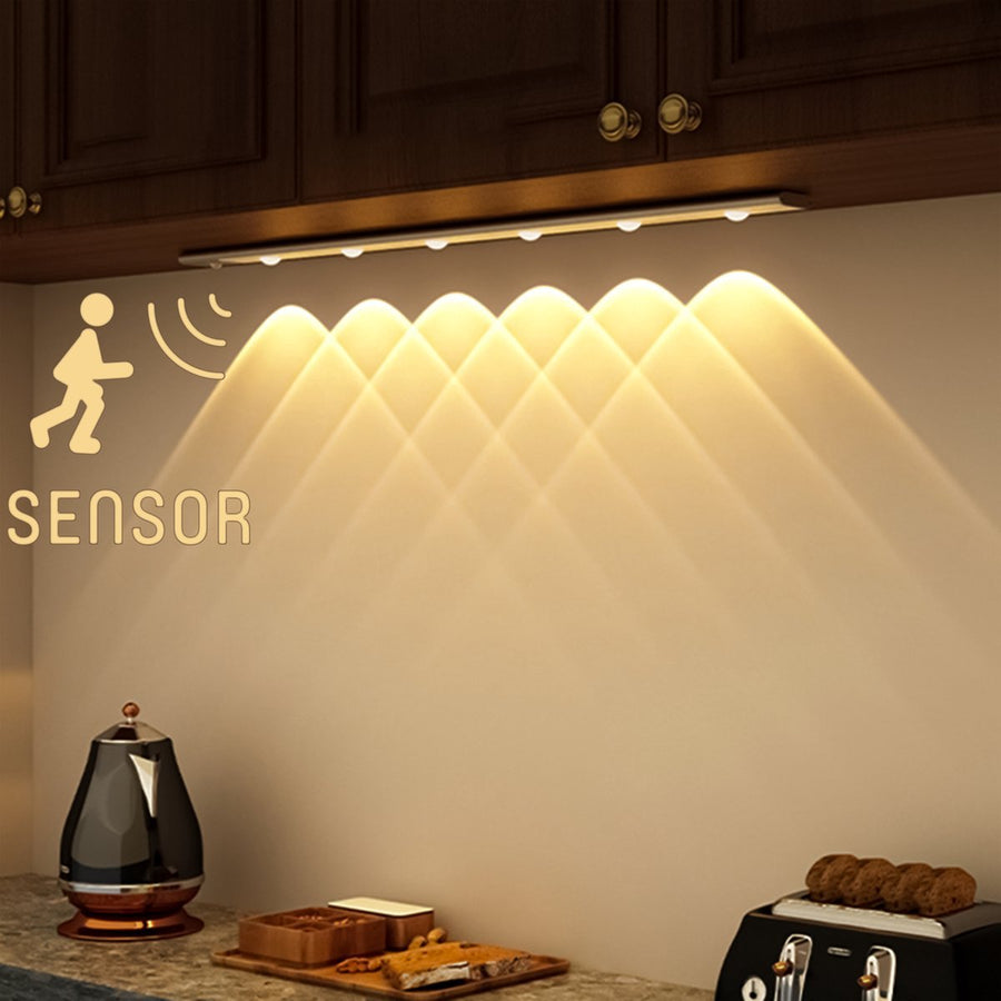 LED's Light EasyFix Kastverlichting met Bewegingssensor - RGB functie - 6 lichtpunten - Draadloos en oplaadbaar - 68,5 cm Kastverlichting led.gl
