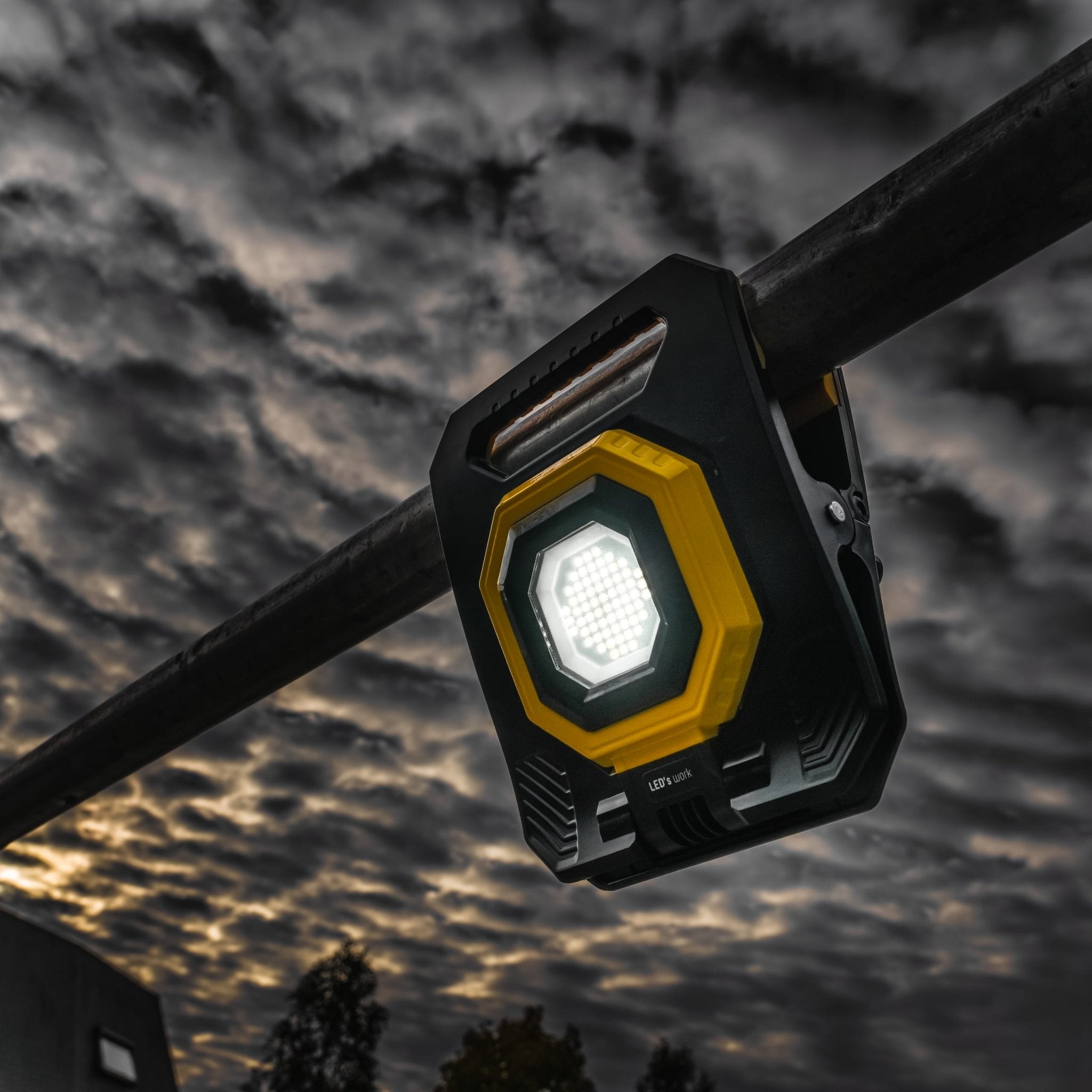 LED's Work Oplaadbare Werklamp 1500 - Met accu oplaadbaar - Draadloos - IP54 waterbestendig Werklampen led.gl