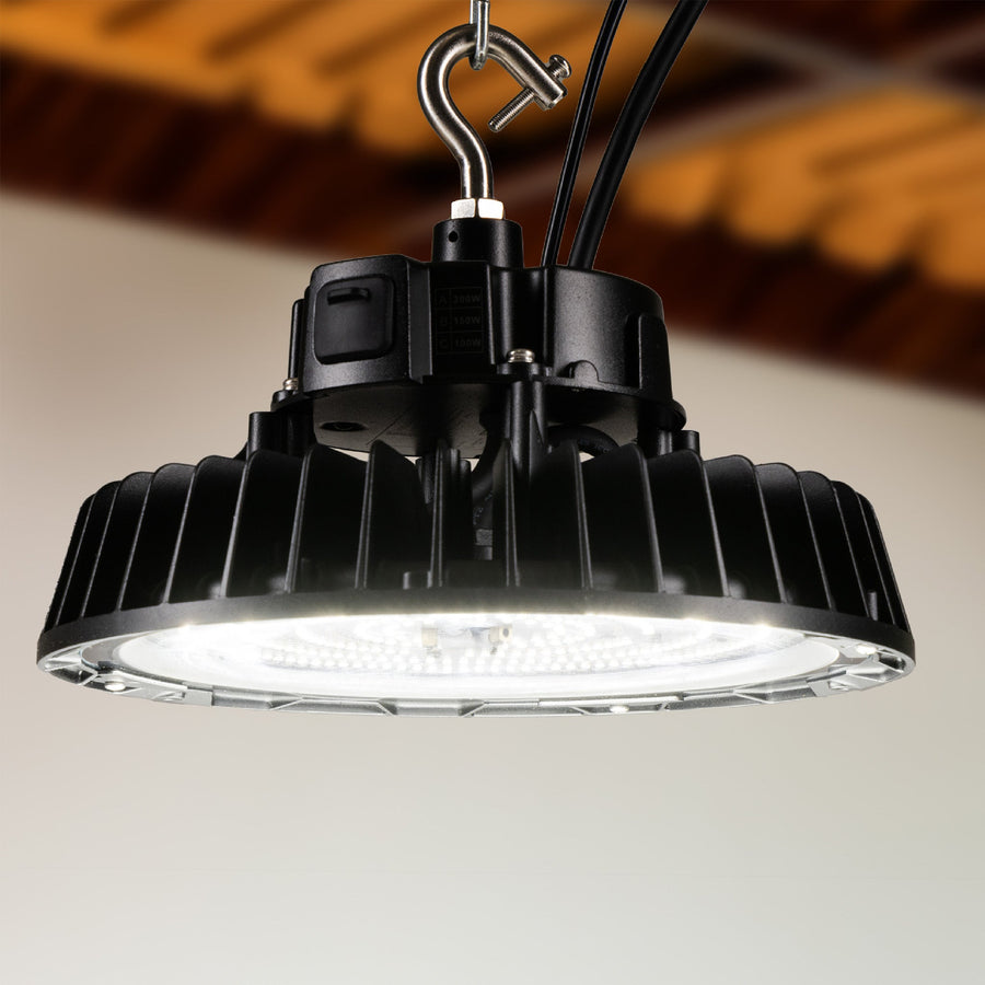 LED's Light pro High Bay - 200W 30000lm powerselect dimbaar CCT 3000K/4000K/5000K - Lumileds LED - Sosen Driver High bays led.gl
