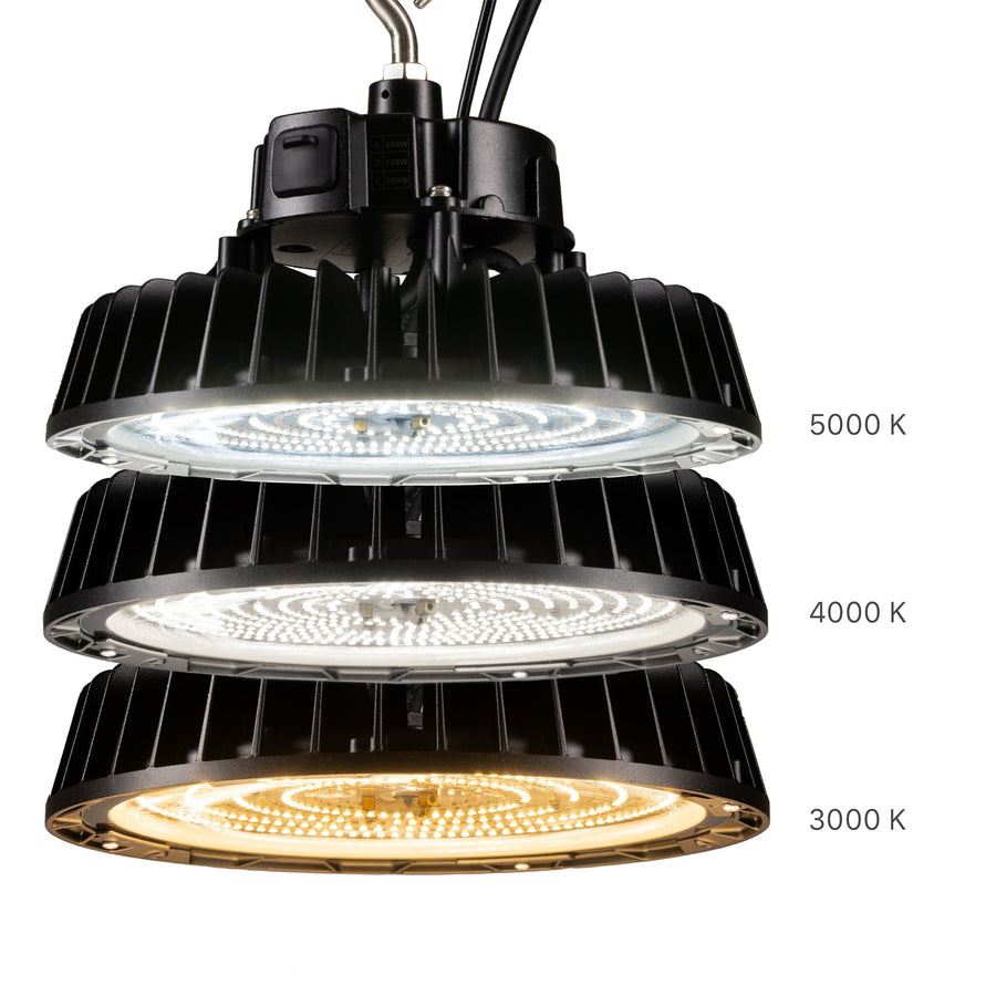 LED's Light pro High Bay - 200W 30000lm powerselect dimbaar CCT 3000K/4000K/5000K - Lumileds LED - Sosen Driver High bays led.gl