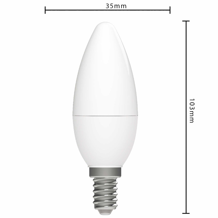 Elite LED Lamp met E14 fitting - Gaan tot 25 jaar mee - 2W vervangt 40W - 470 lm - Warm wit Lichtbronnen led.gl