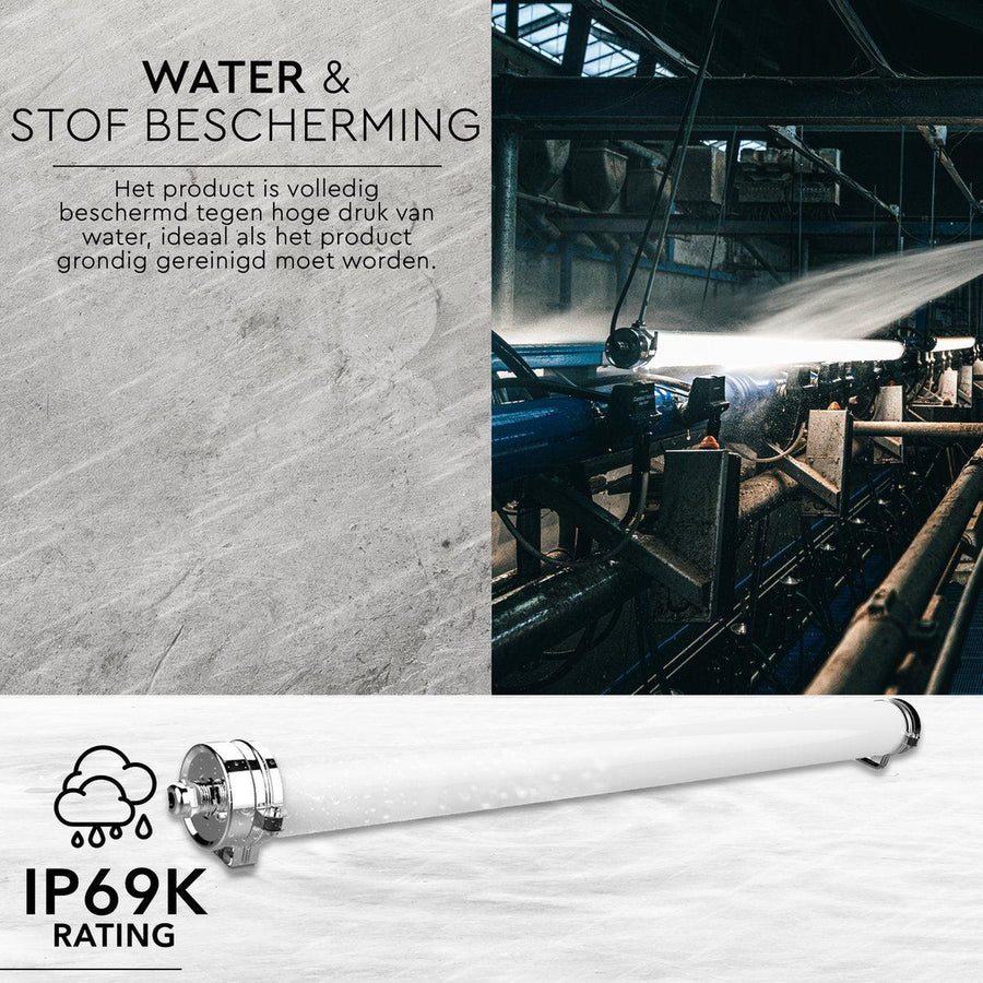 FarmPro LED TL armatuur 150 cm - Agrarische LED TL verlichting - Ammoniak- en waterbestendig - IP69K TL verlichting led.gl