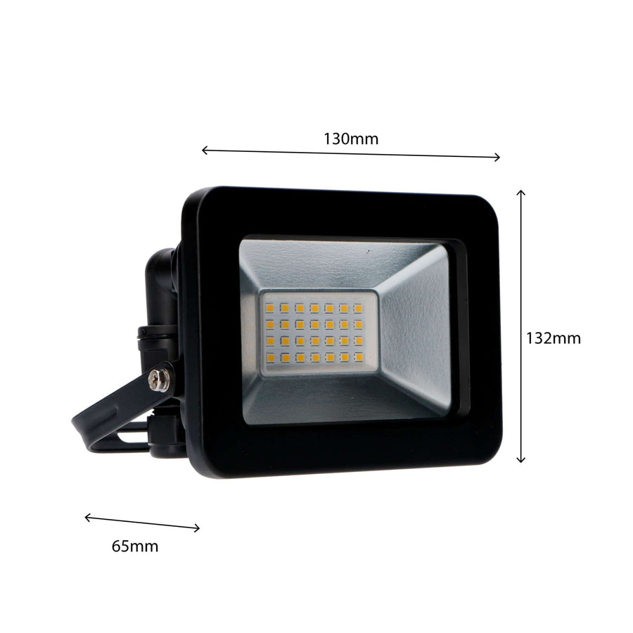 LED's Light Verstralers 2200 - Waterdicht IP65 - 20W - Zwart Schijnwerpers led.gl