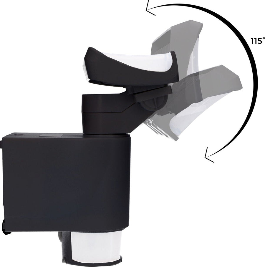 LED's Light LED Schijnwerper met Sensor - Automatische bewegingsvolging - Zwart Lichtbronnen led.gl