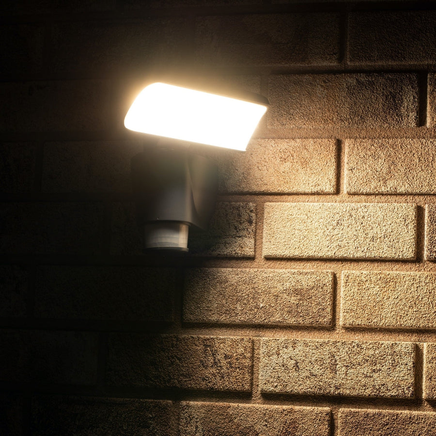 LED's Light LED Schijnwerper met Sensor - Automatische bewegingsvolging - Antraciet Lichtbronnen led.gl