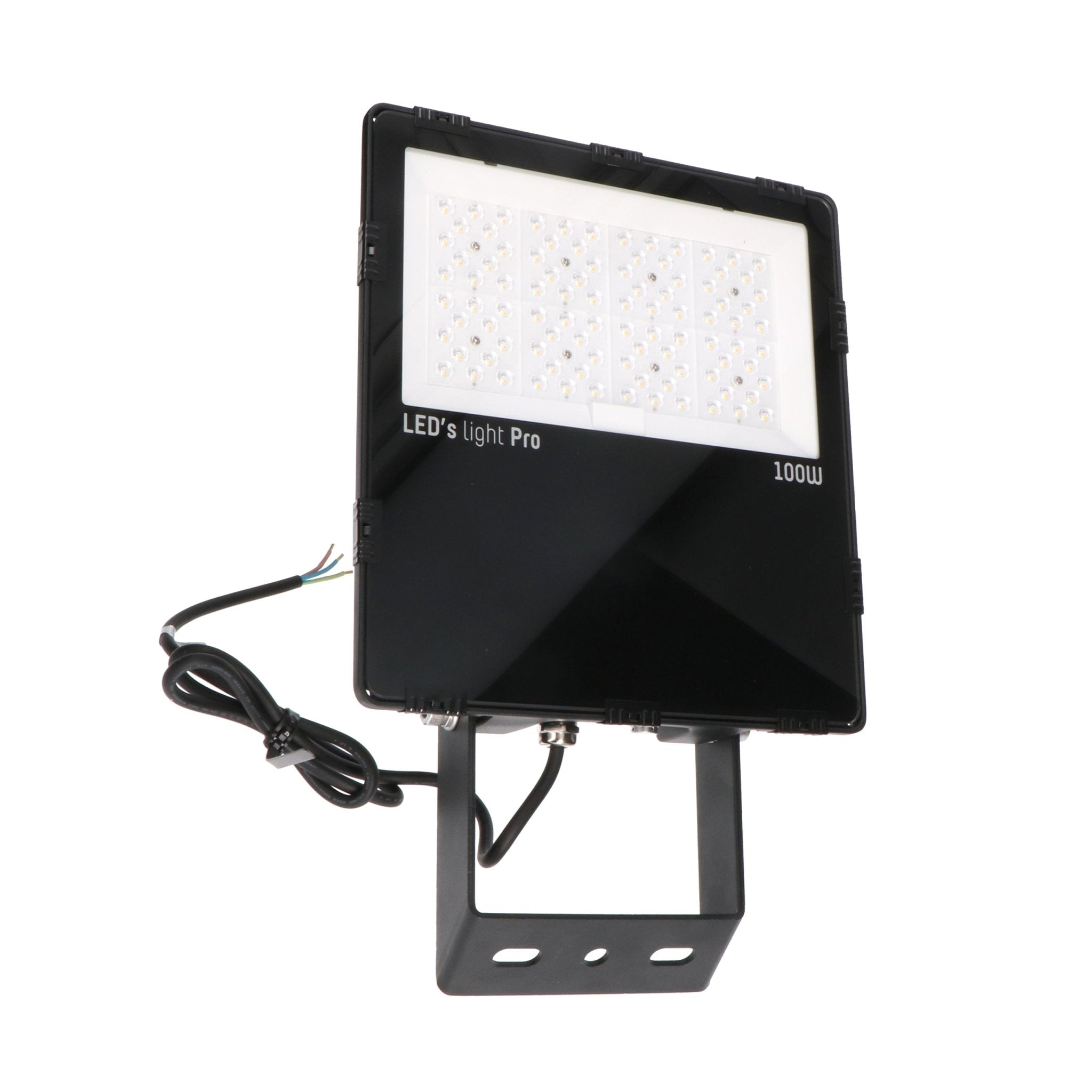 LED's Light pro HeavyDuty LED Schijnwerper 100W - Waterdicht (IP66) & Corrosiebestendig (C4) - Zwart Schijnwerpers led.gl
