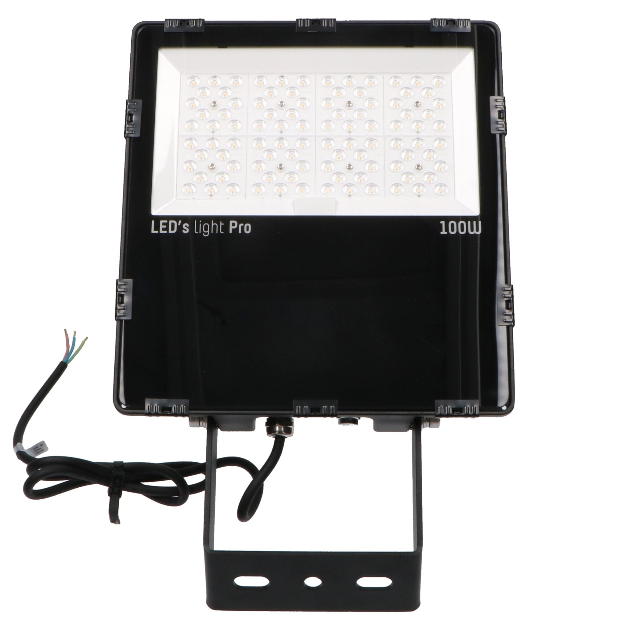 LED's Light pro HeavyDuty LED Schijnwerper 100W - Waterdicht (IP66) & Corrosiebestendig (C4) - Zwart Schijnwerpers led.gl