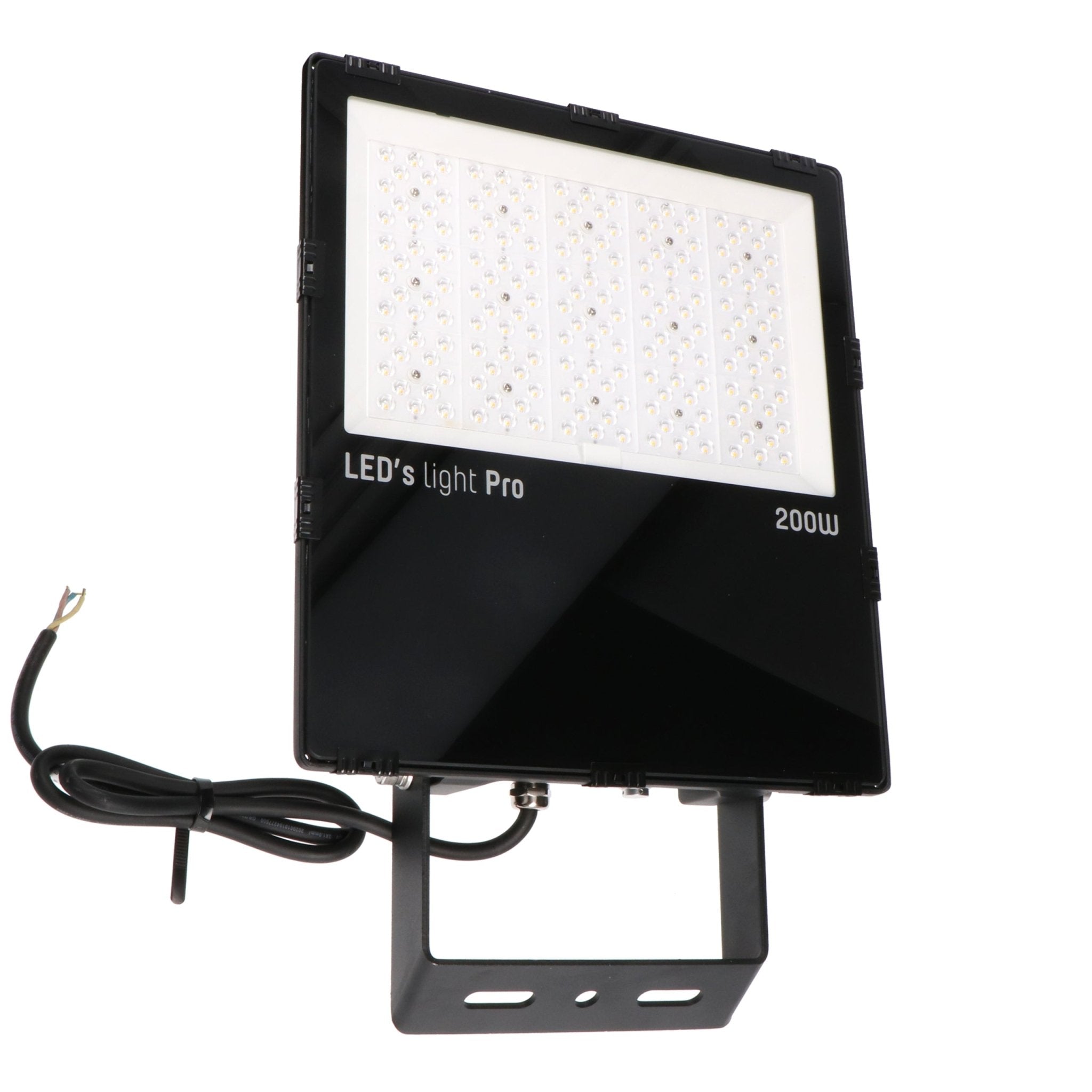 HeavyDuty LED Schijnwerper 200W - Waterdicht (IP66) & Corrosiebestendig (C4) - Zwart breedstraler Schijnwerpers led.gl