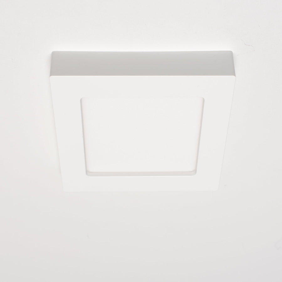 LED's Light LED Inbouwspot opbouwspot vierkant 15 cm - CCT - Dimbaar - Inbouw en opbouw - 1200 lm - Zaagmaat 147×147mm – Wit Plafondlampen led.gl