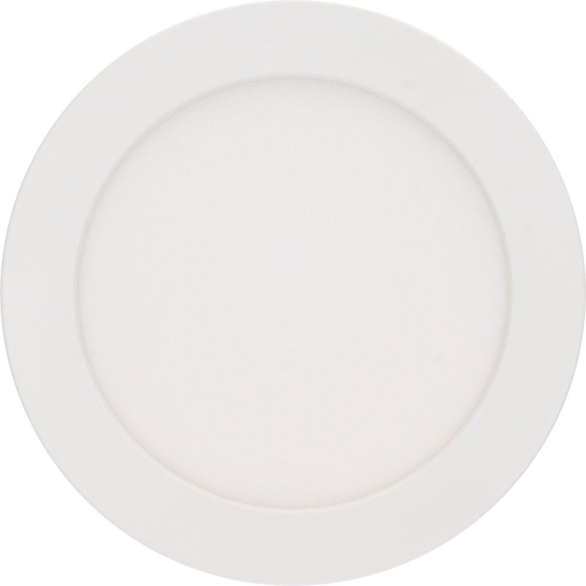 LED's Light Inbouw/Opbouw LED Plafondlamp 15W 1500lm CCT 3000K/4000K/6000K – Zaagmaat Ø 200mm – Wit – Dimbaar Plafondlampen led.gl