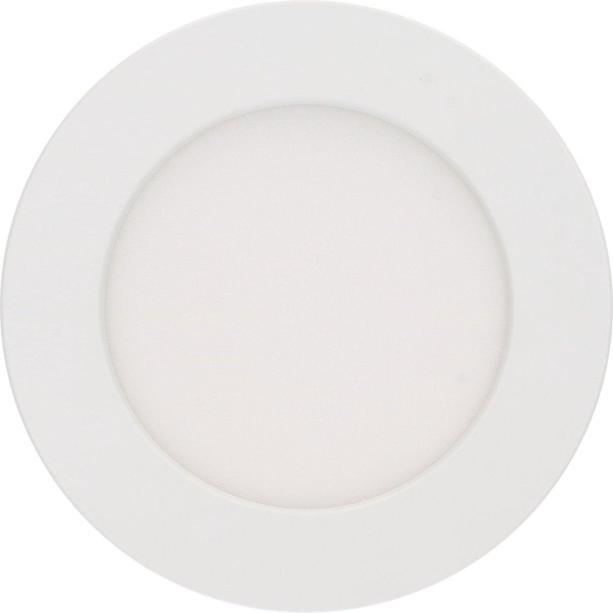 LED's Light Inbouw/Opbouw LED Plafondspot CCT Ø 15 cm - Dimbaar - warm en koud wit - Zaagmaat Ø 150mm – Wit Spotjes led.gl