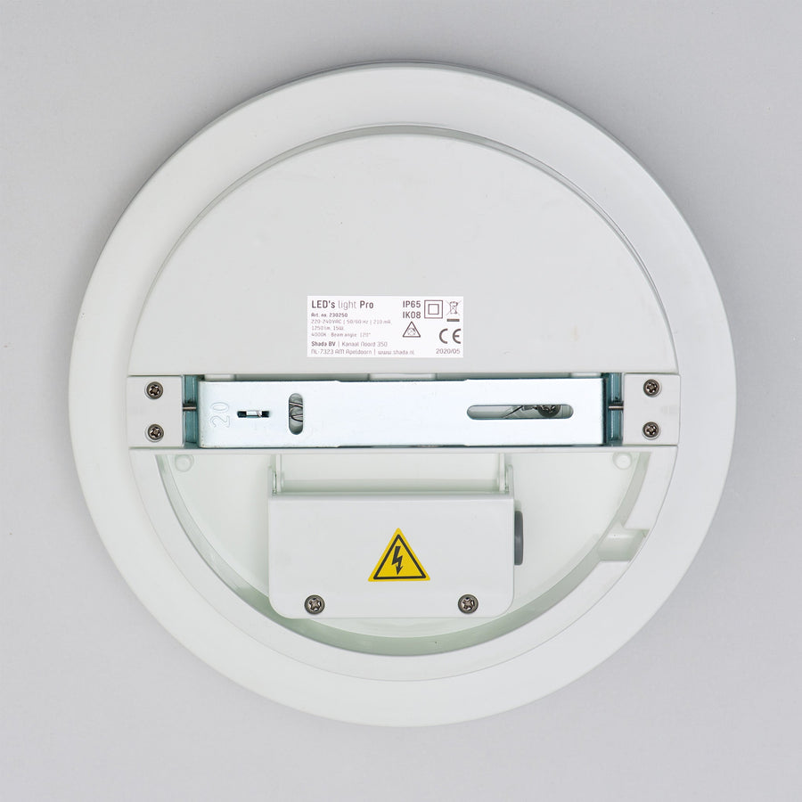 Industrial Waterdichte LED Plafondlamp ø 33 cm - Voor Binnen & Buiten - Koel wit Plafondlampen led.gl