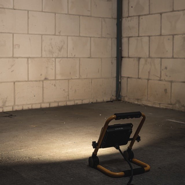 LED's Work Bouwlamp 5500 - Inklapbaar & Kantelbaar - 3 meter snoer - IP65 - 30W Bouwlampen led.gl