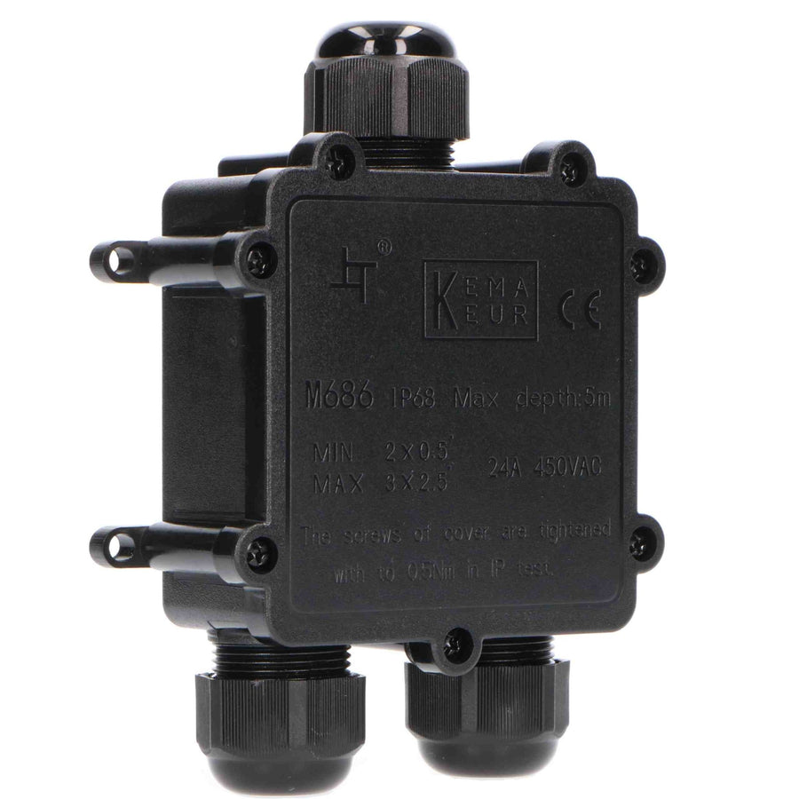 LED's Light Pro Kabeldoos I-connector - IP68 waterdicht - Lasdoos voor kabels van 4 tot 12 mm Kabelverbinders led.gl