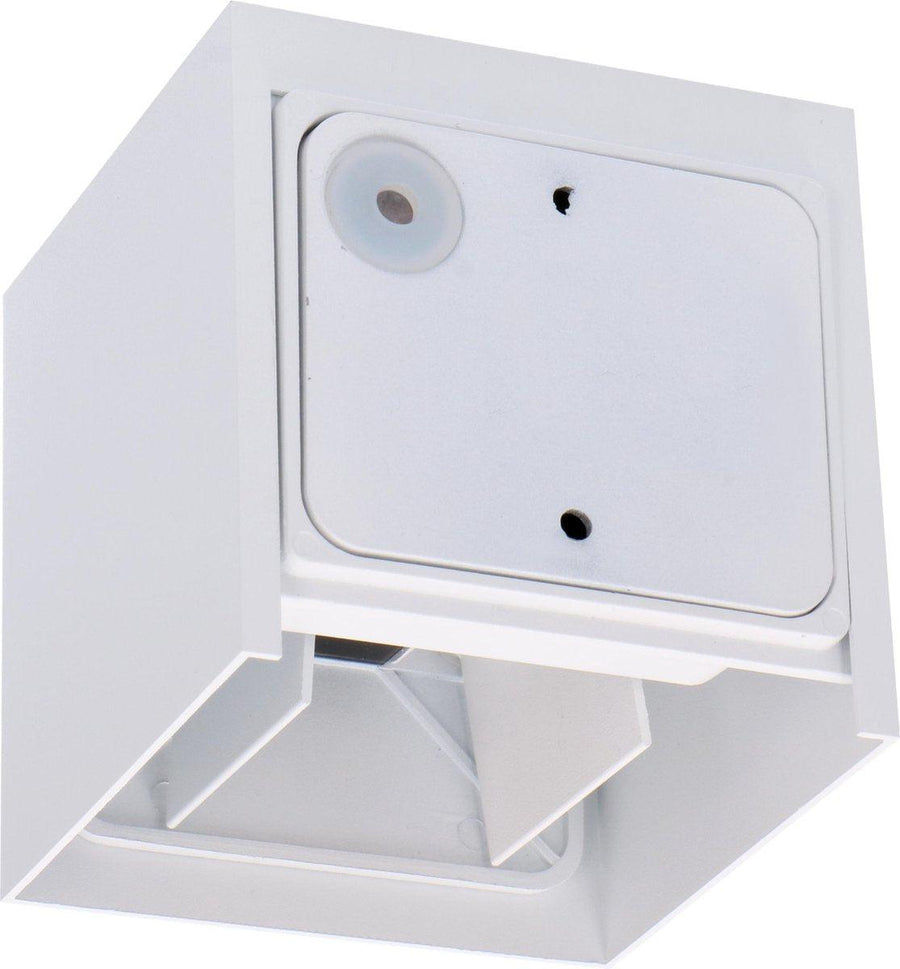 3 pack - LED's Light Kubus LED Wandlamp buiten - 2 lichts - IP65 Waterdicht - Warm wit licht - Wit Wandlampen led.gl