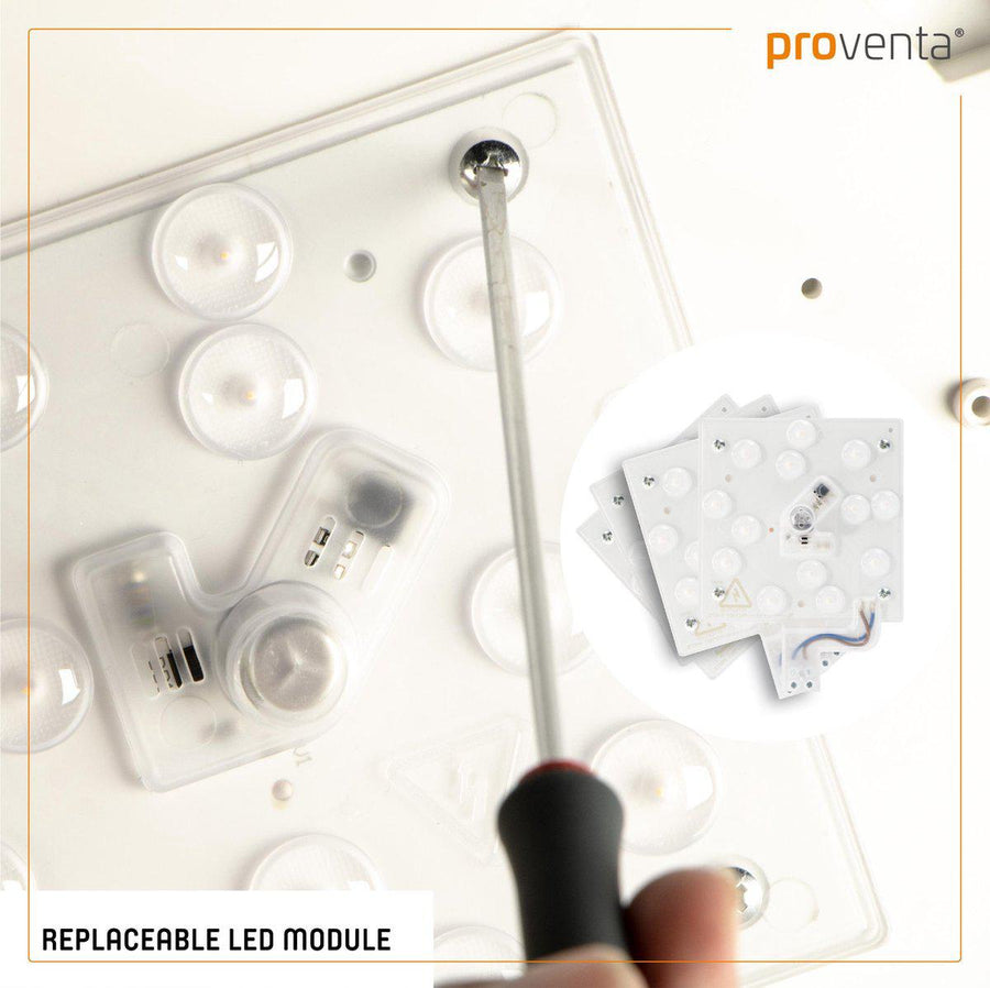 LED's Light Universele Plafondlamp 1600 - Geschikt voor badkamer IP44 - Koel wit (4000K) - 30 cm Plafondlampen led.gl