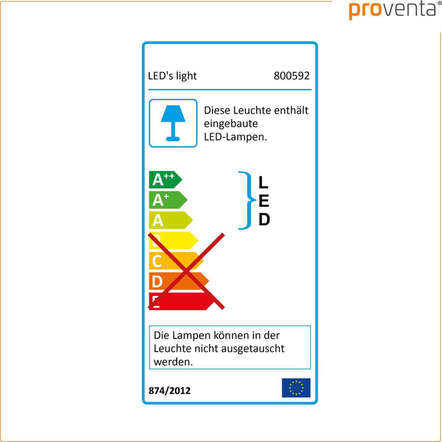 LED's Light Universele Plafondlamp 1500 - Geschikt voor badkamer IP44 - Warm wit (3000K) - 30 cm Plafondlampen led.gl