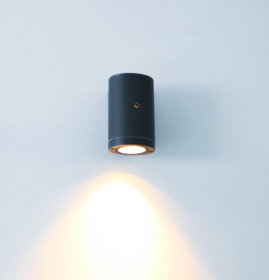 2 pack - LED's Light LED Buitenlamp met sensor - IP44 waterdicht - GU10 fitting - Model Bari - Antraciet Buitenlampen led.gl