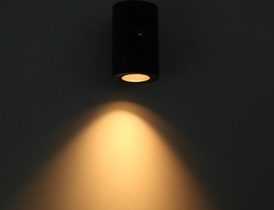 2 pack - LED's Light LED Buitenlamp met sensor - IP44 waterdicht - GU10 fitting - Model Bari - Antraciet Buitenlampen led.gl