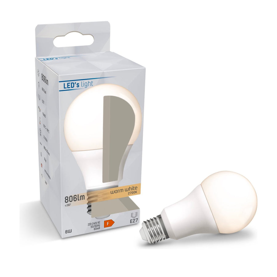 LED Lamp E27 - Mat - Warm wit - 13W vervangt 100W Lichtbronnen led.gl