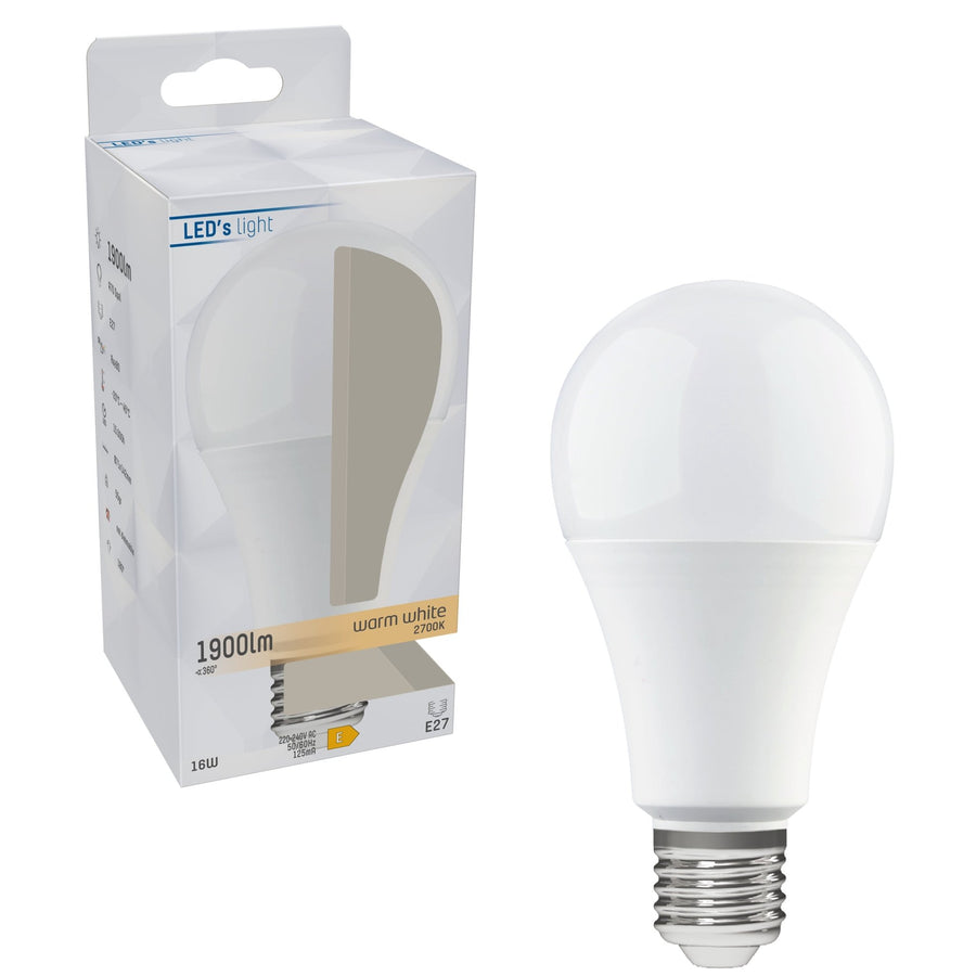 LED Lampen E27 - 1900 lm - Warm wit licht - 3 lampen Lichtbronnen led.gl