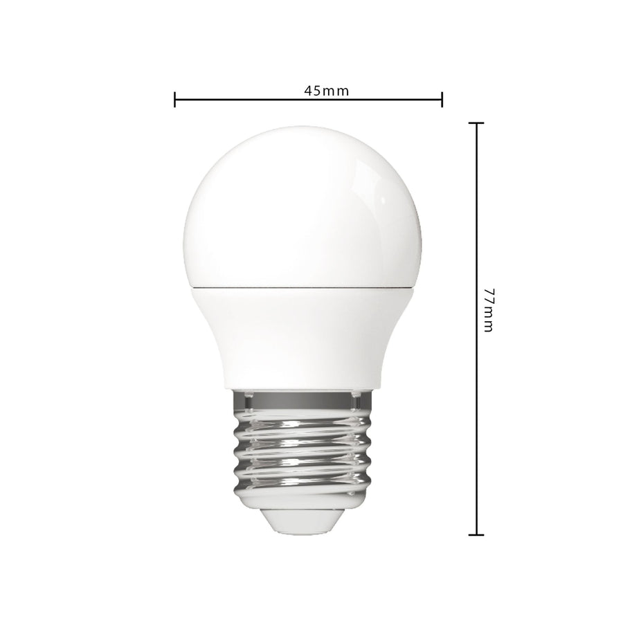 LED E27 Lamp - 470 lm - Warm wit licht - 1 lamp Lichtbronnen led.gl