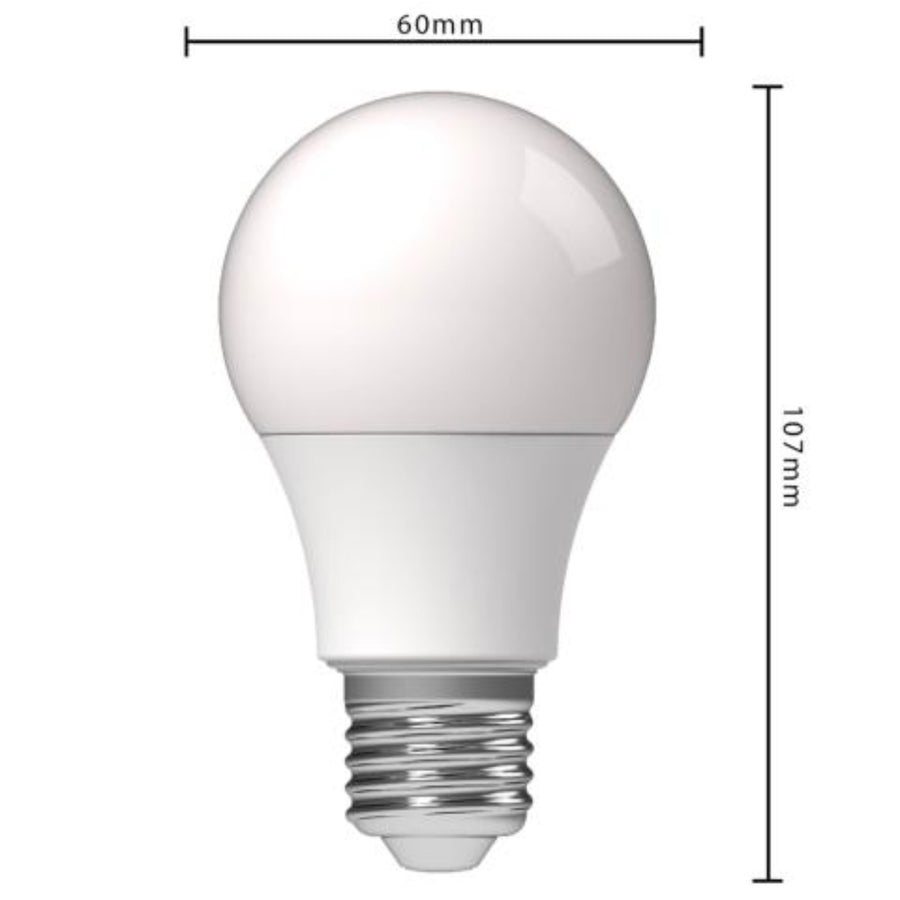 LED Lamp E27 - Mat - Warm wit - 4.9W vervangt 40W Lichtbronnen led.gl