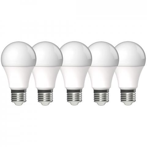 LED lampen met grote E27 fitting - Warm wit licht - 8W/60W - 5PACK Lichtbronnen led.gl