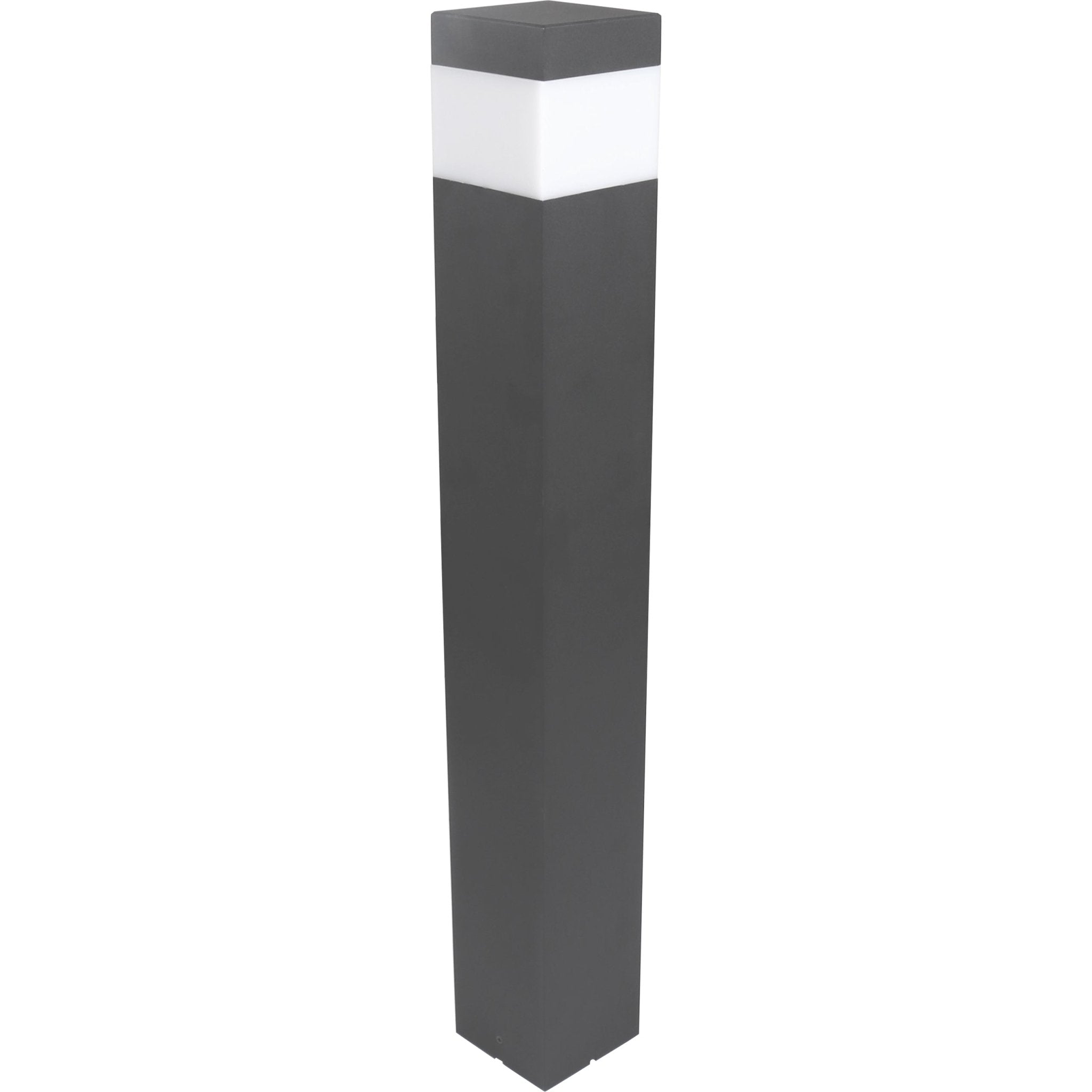 LED Lantaarnpaal Mat met E27 fitting - IP44 - Sora - 76 cm - Grijs Lantaarns led.gl