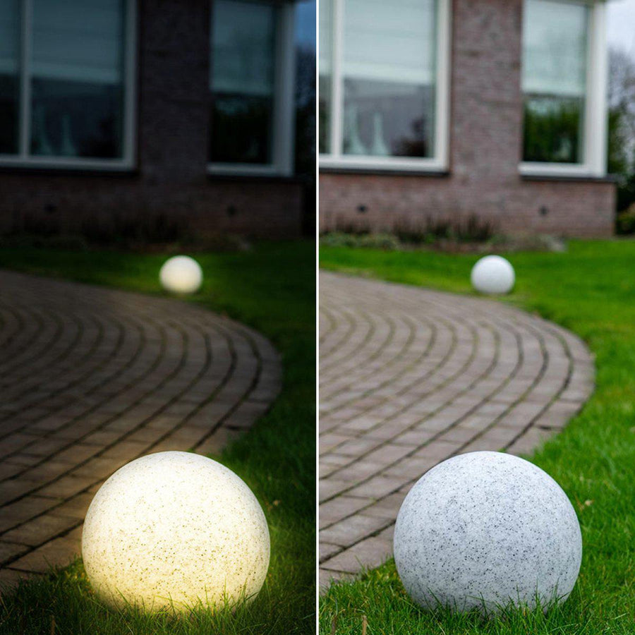 LED Padverlichting Steen 20 cm met sensor - Automatisch aan en uit - IP65 Waterdicht Buitenlampen led.gl