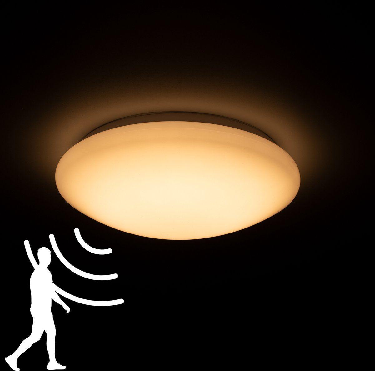 LED's Light Plafondlamp met Sensor 1100 - Daglicht en bewegingsdetectie - Ø 33 cm Plafondlampen led.gl