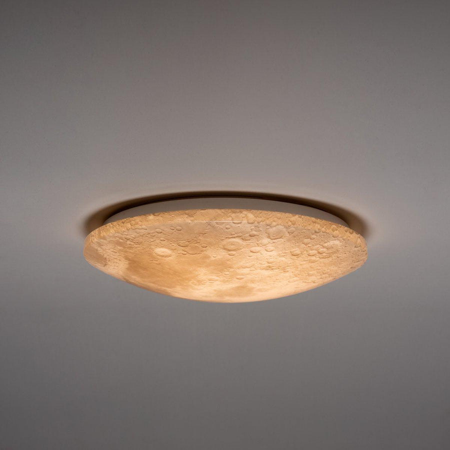 LED Plafondlamp maan voor slaapkamer - 40 cm - Dimbaar met afstandsbediening Plafondlampen led.gl