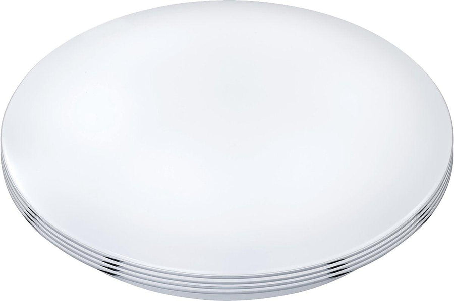 LED Plafondlamp rond 35 cm met ringen - Universeel - Spatwaterdicht - Warm wit licht Plafondlampen led.gl