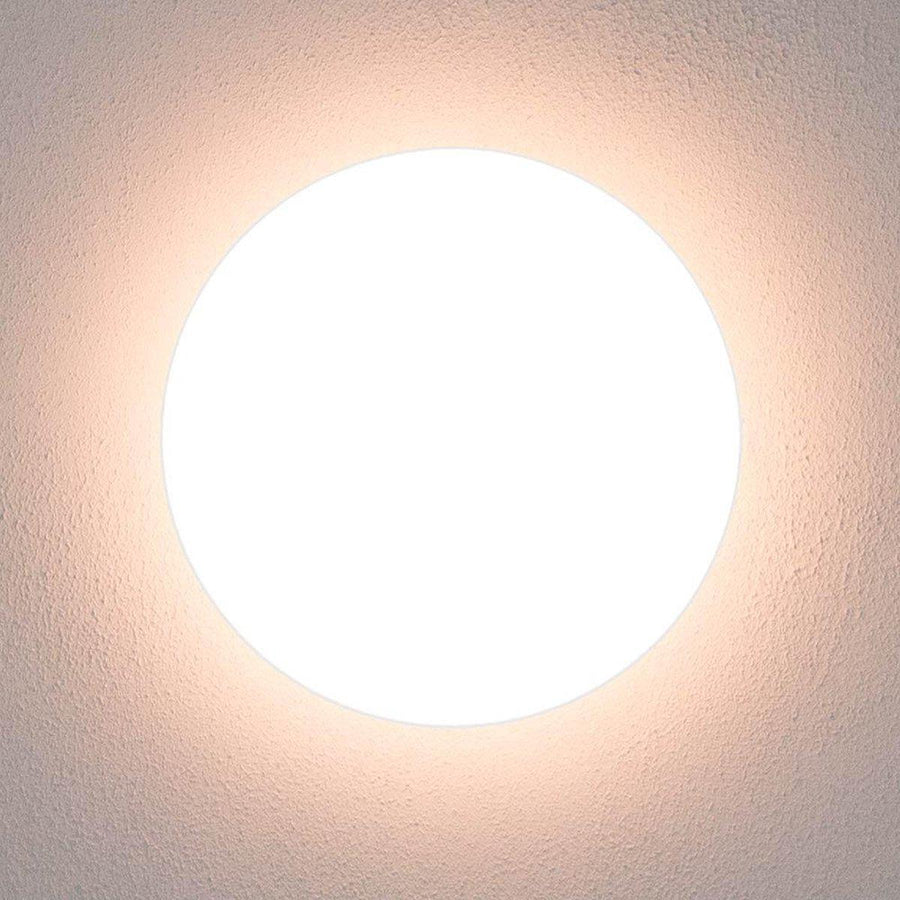 LED Plafondlamp rond 35 cm met ringen - Universeel - Spatwaterdicht - Warm wit licht Plafondlampen led.gl