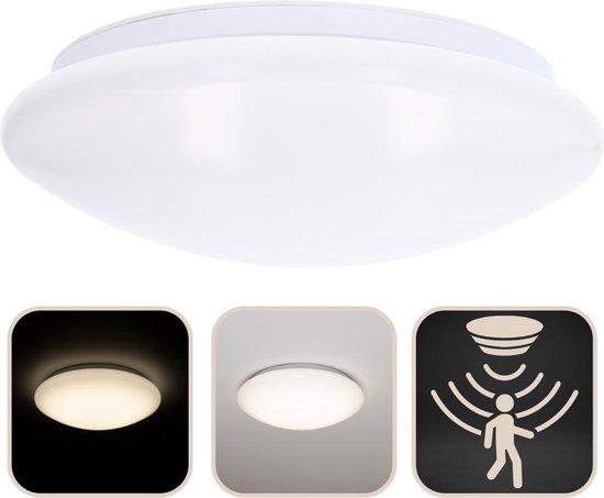 LED's Light Plafondlamp met Bewegingssensor Ø 33 cm - Koud wit licht (4000K) Plafondlampen led.gl